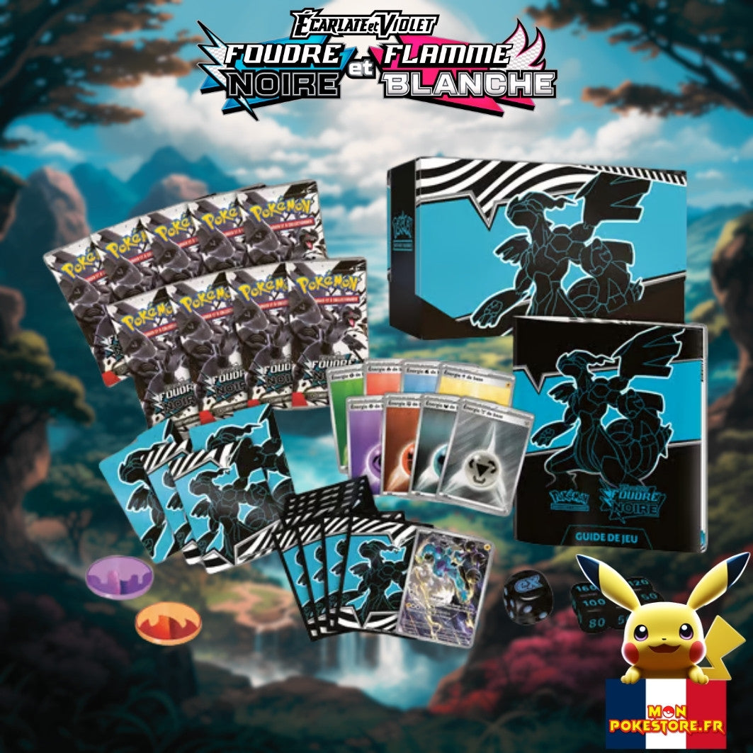 Pokemon ETB EV10.5 Foudre Noir contenu