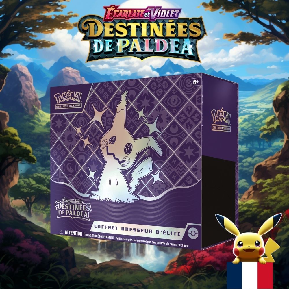 ETB Pokémon EV4.5 Destinées de Paldéa - 9 Boosters Monpokestore 2