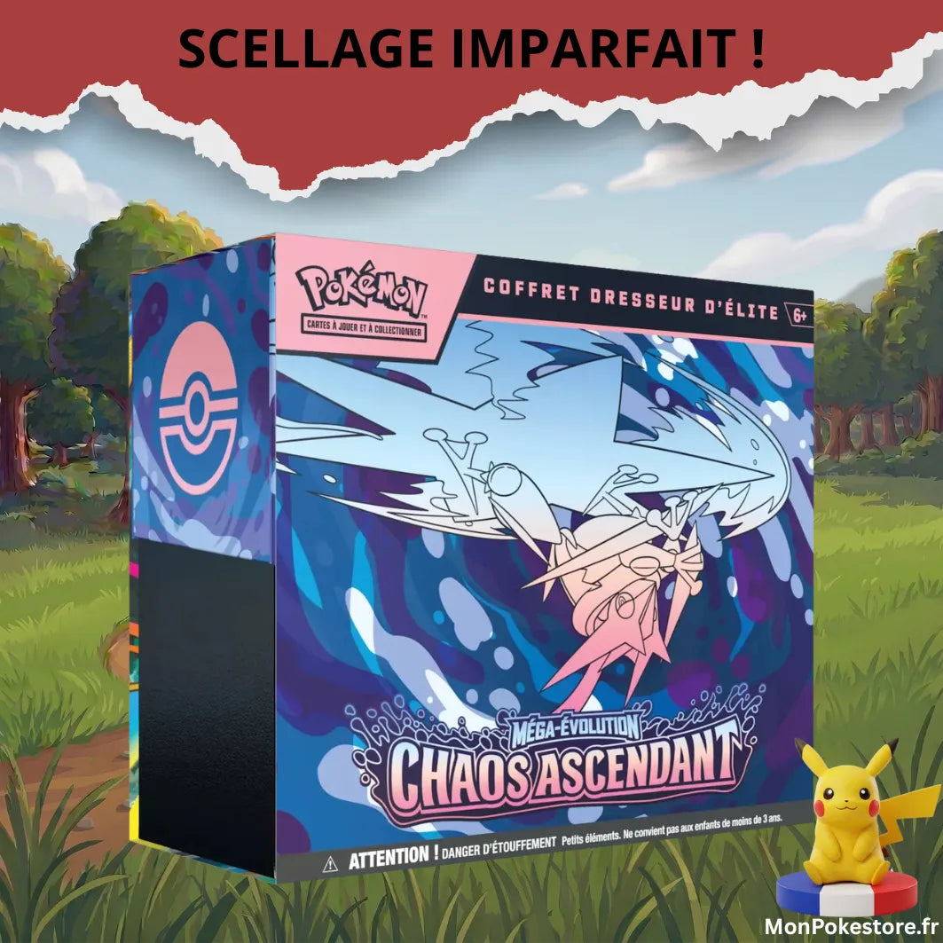 [DEFAUT]-Coffret Dresseur d'Élite Chaos Ascendant (ME04) – Pokémon JCC – VF