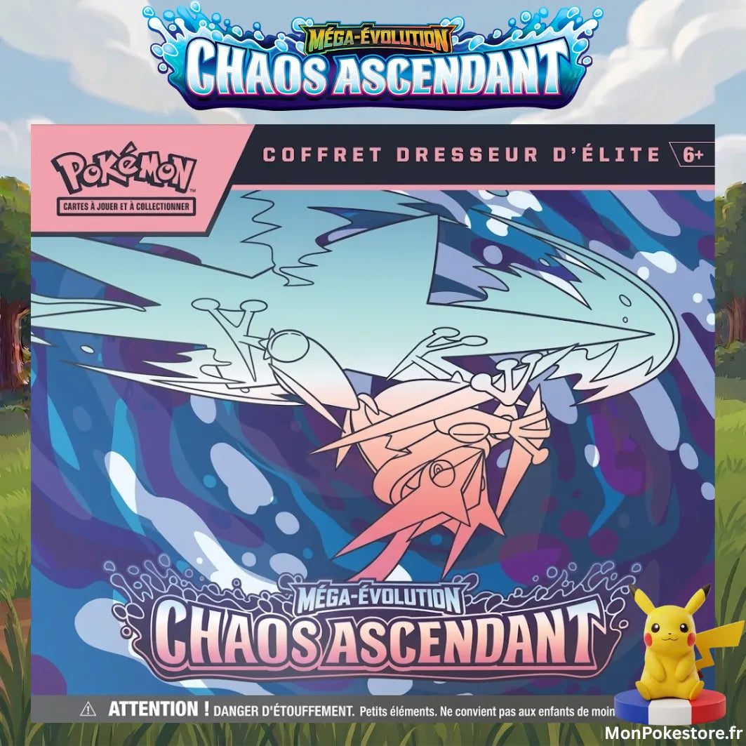 Coffret Dresseur d'Élite Chaos Ascendant (ME04) – Pokémon JCC – VF