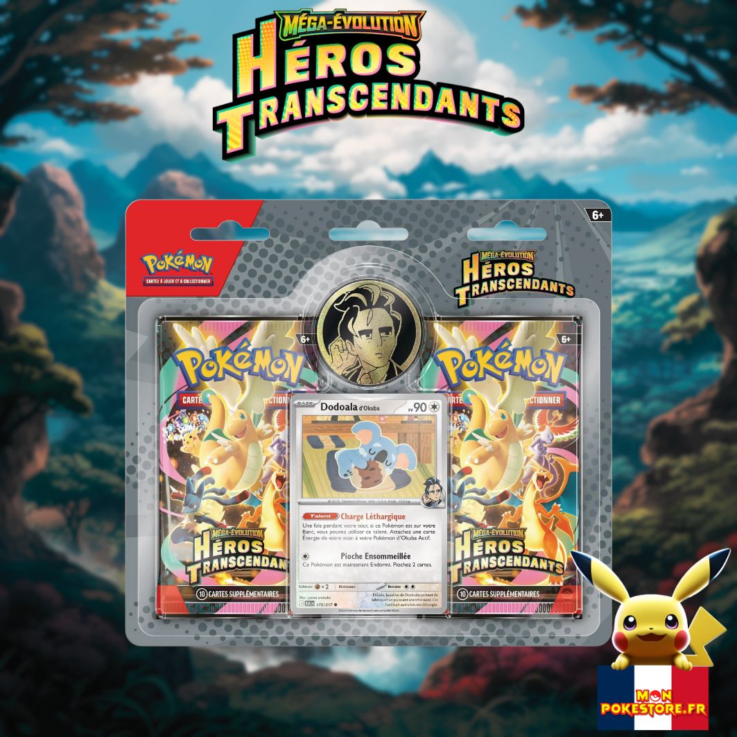 [ME2.5] : Duopack Pokémon Héros Transcendants - VF