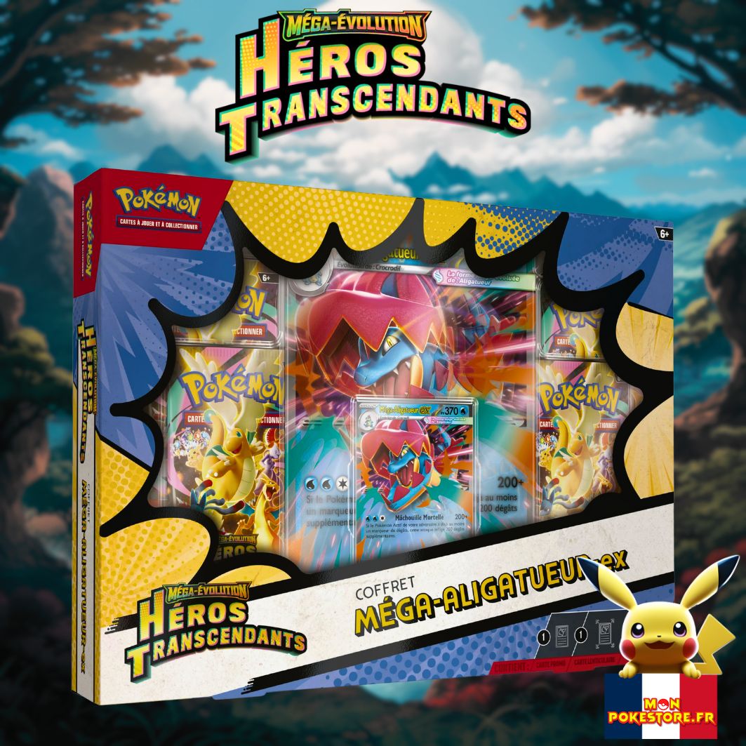 [ME2.5] : Coffret Méga-Aligatueur-Ex - Héros Transcendants - VF