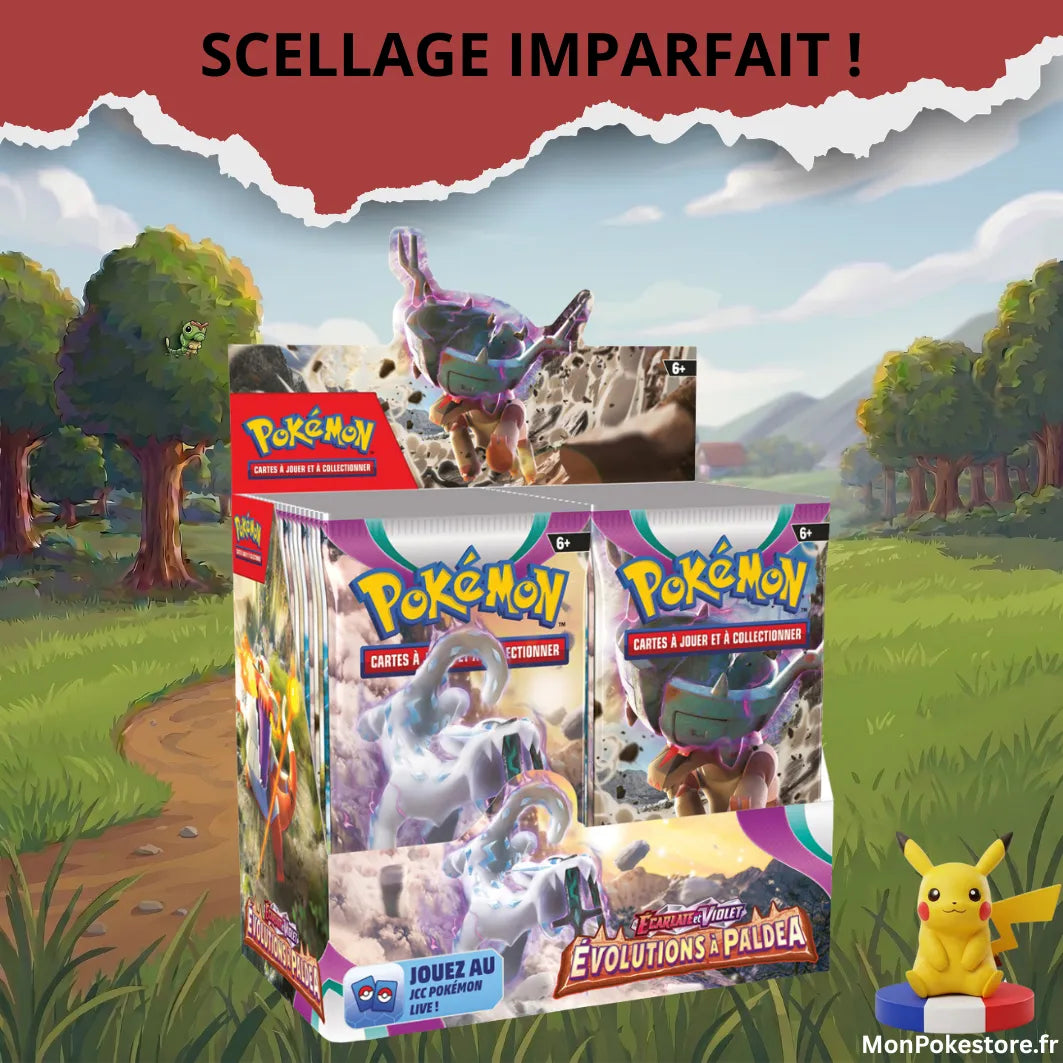 [DEFAUT] - Pokémon JCC – Display 36 Boosters Évolutions à Paldéa (EV02) – VF