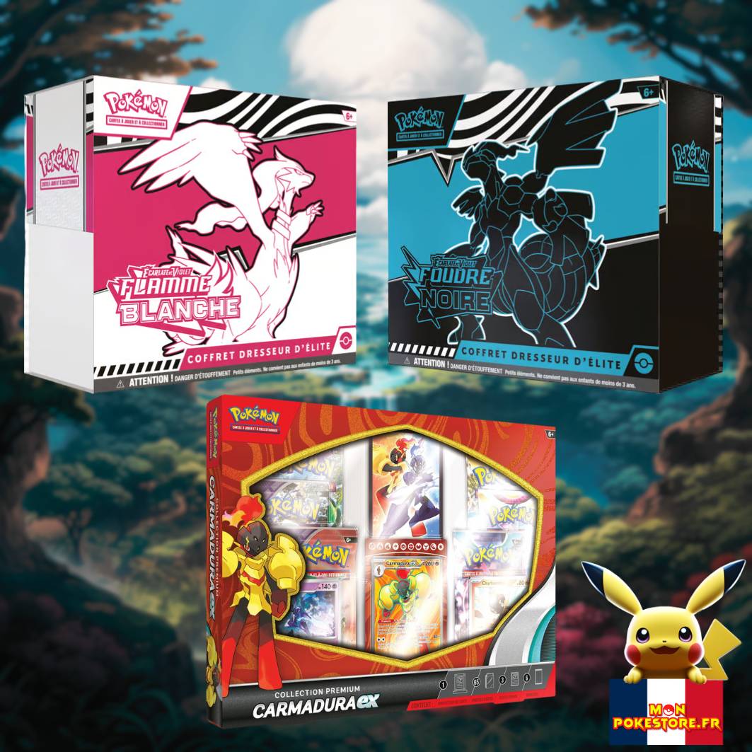 POKEMON - LOT - [EV10.5] - 2x ETB + Coffret carmadura