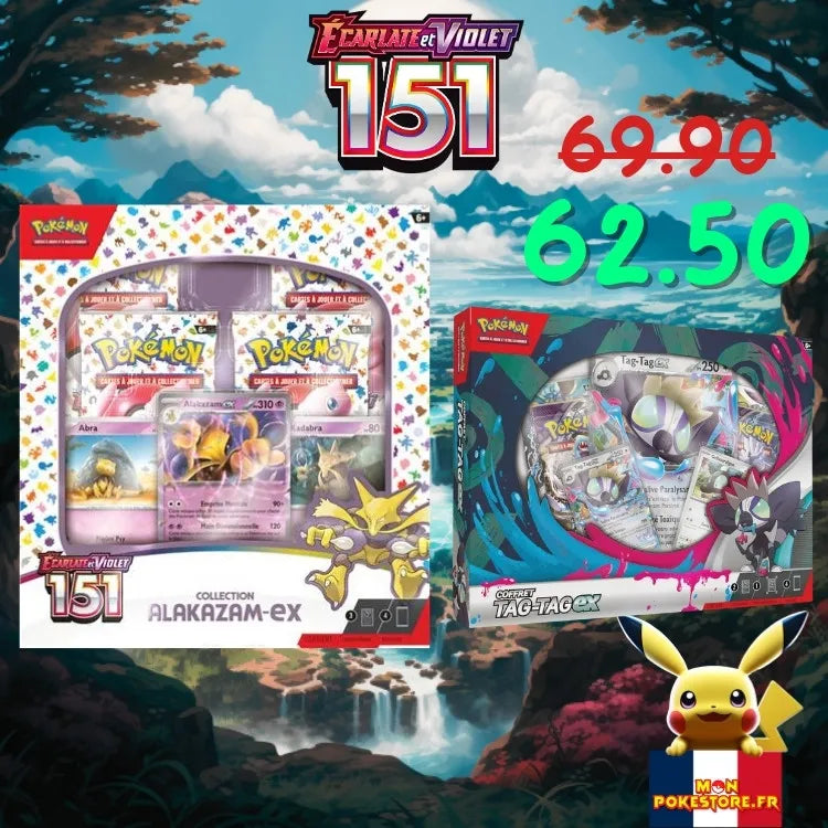 Offre Octobre1 - 151 Alakazam + Tag-Tag-Ex