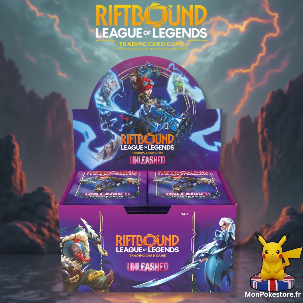 Riftbound TCG – Unleashed Booster Display (24) – League of Legends – EN