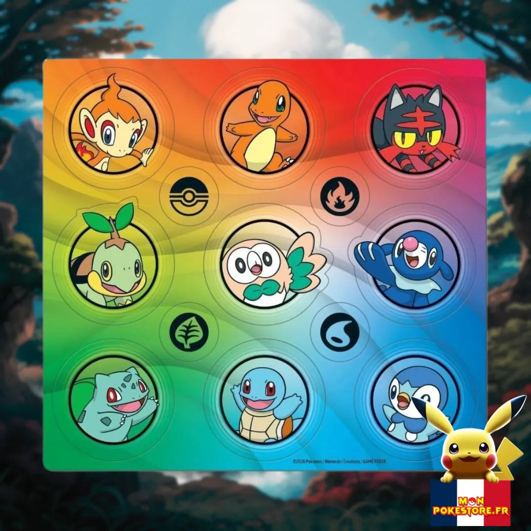 pokemon EV1 EV6 duopack mars 2026 VF stickers