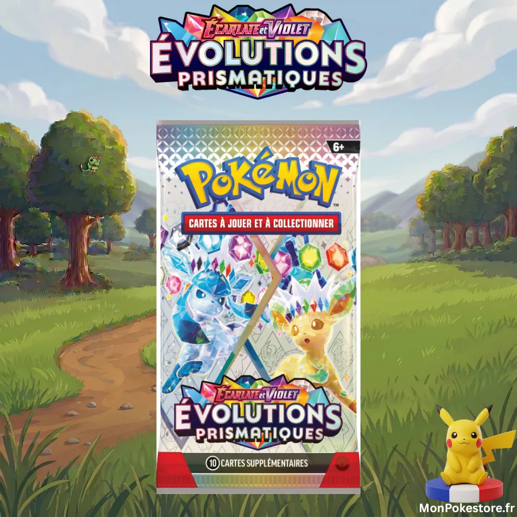 Booster Pokémon Evolution Prismatiques, visuel phylali et gyvrali