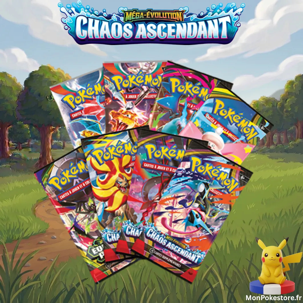 [PRECO]-Collection Premium Méga-Amphinobi-ex – JCC Pokémon – 8 Boosters – VF
