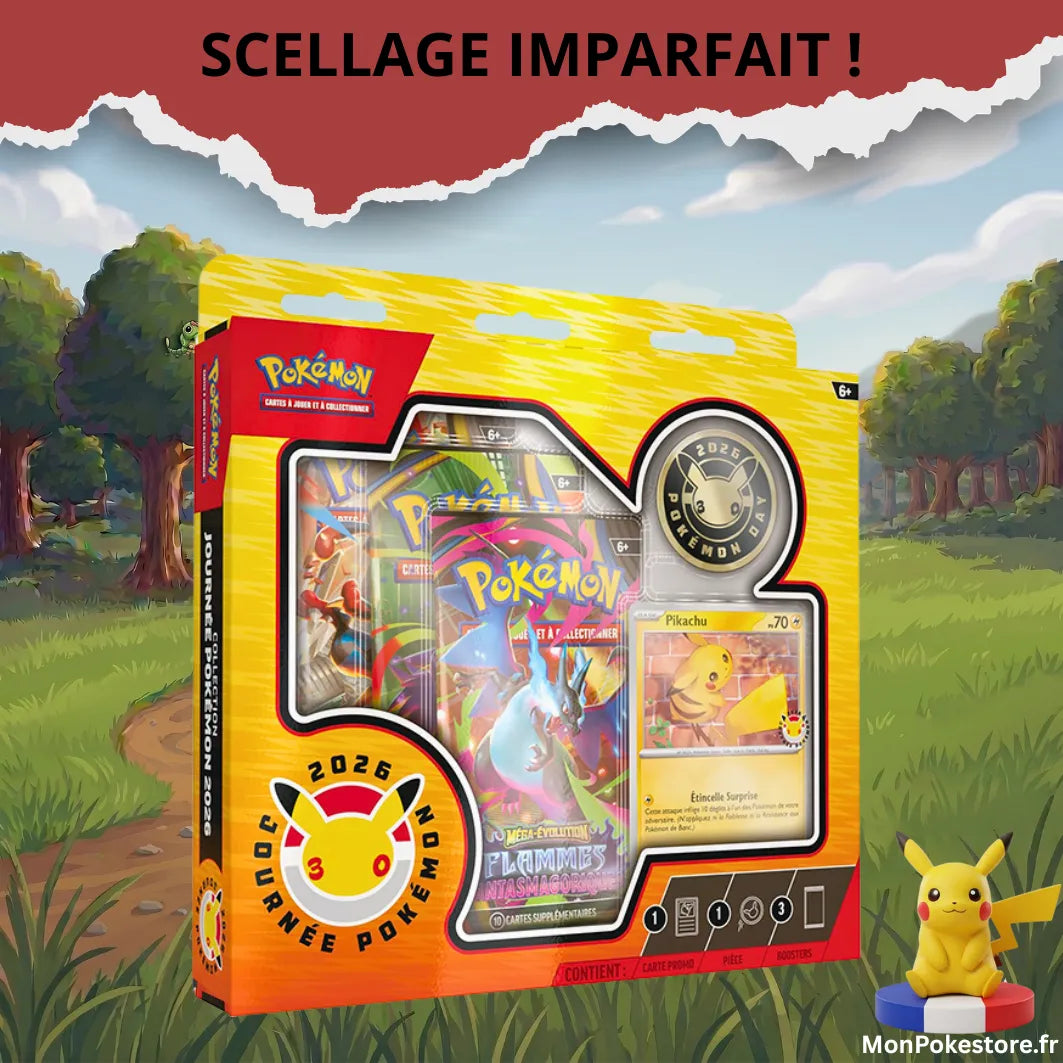 [DEFAUT]-Pokémon JCC – Coffret Pokémon Day 2026 – Édition 30 ans – VF