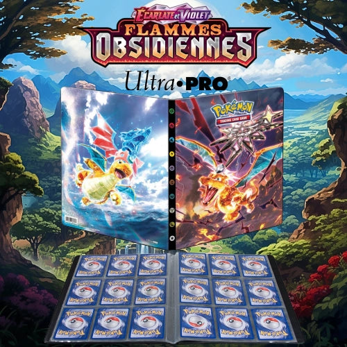 UP Portfolio - Flammes Obsidiennes - Dracaufeu - A4 - 252 cartes