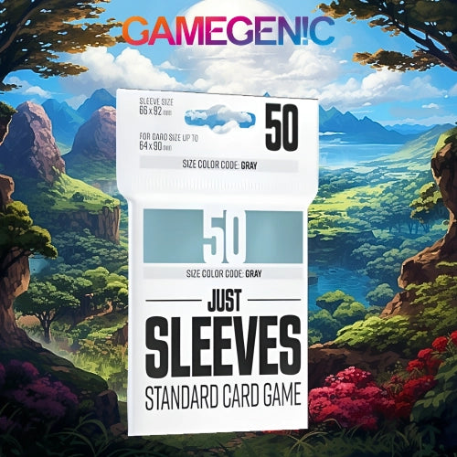 Sleeves Standard x50-Gamegenic - Transparent