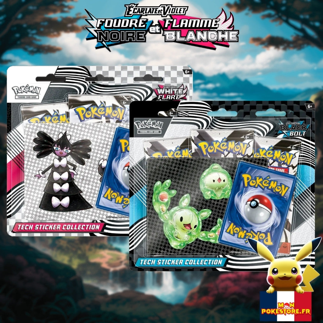 Pokémon JCC – Tripack EV10.5 : Flamme Blanche ou Foudre Noire – VF ...