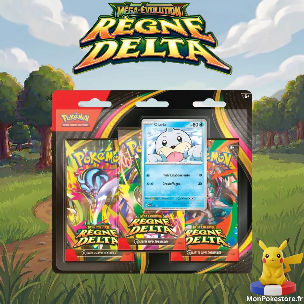 [PRECO] - Tripack Otaria [ME06] – 3 Boosters Règne Delta – Pokémon VF